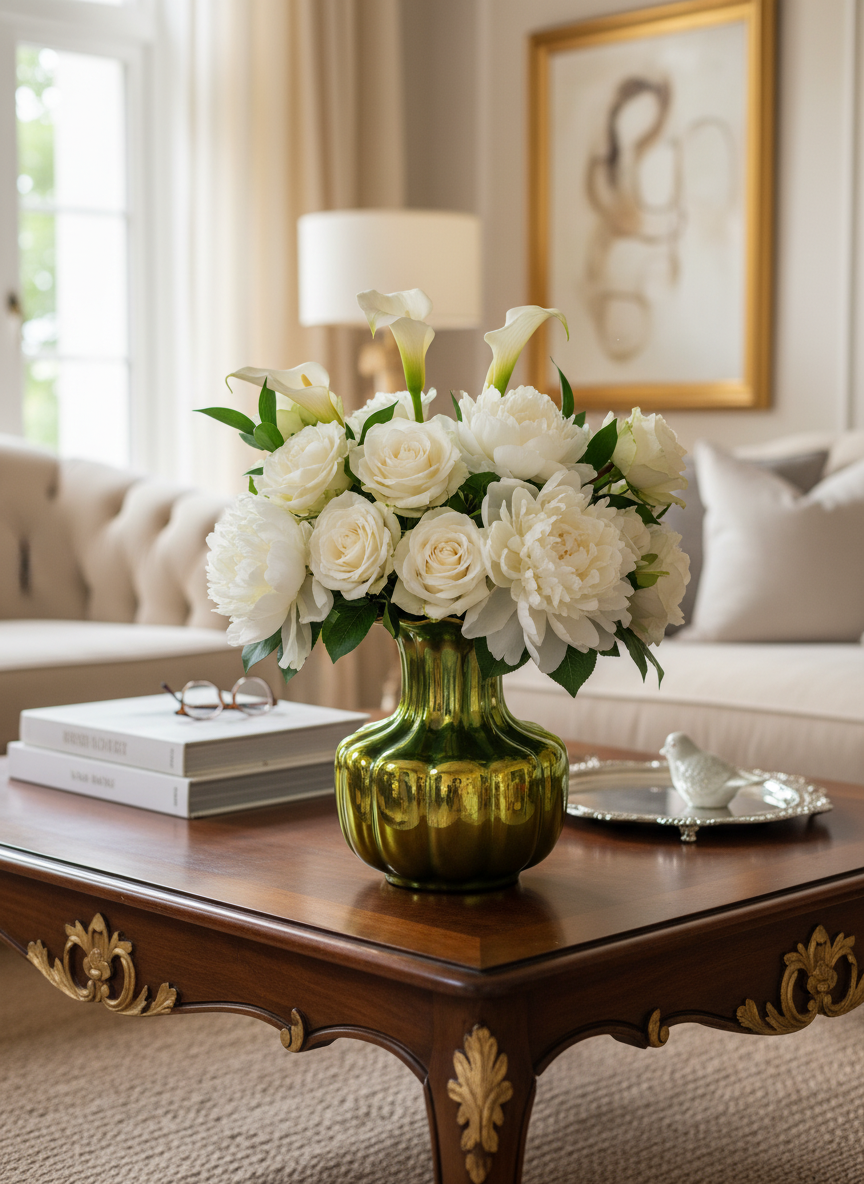 Zsolnay Art Déco Vase - Coffee Table Lifestyle