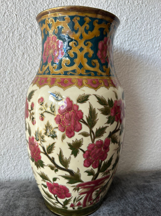 Zsolnay-Blumenvase (1880-1920)