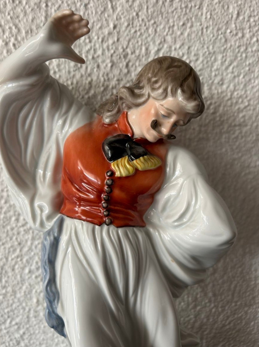 Herend Porcelain Hungarian Folk Dancer Figurine – Model 3490, Hand-Painted