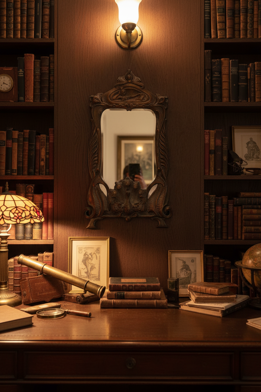 Art Nouveau Mirror – Collector's Study