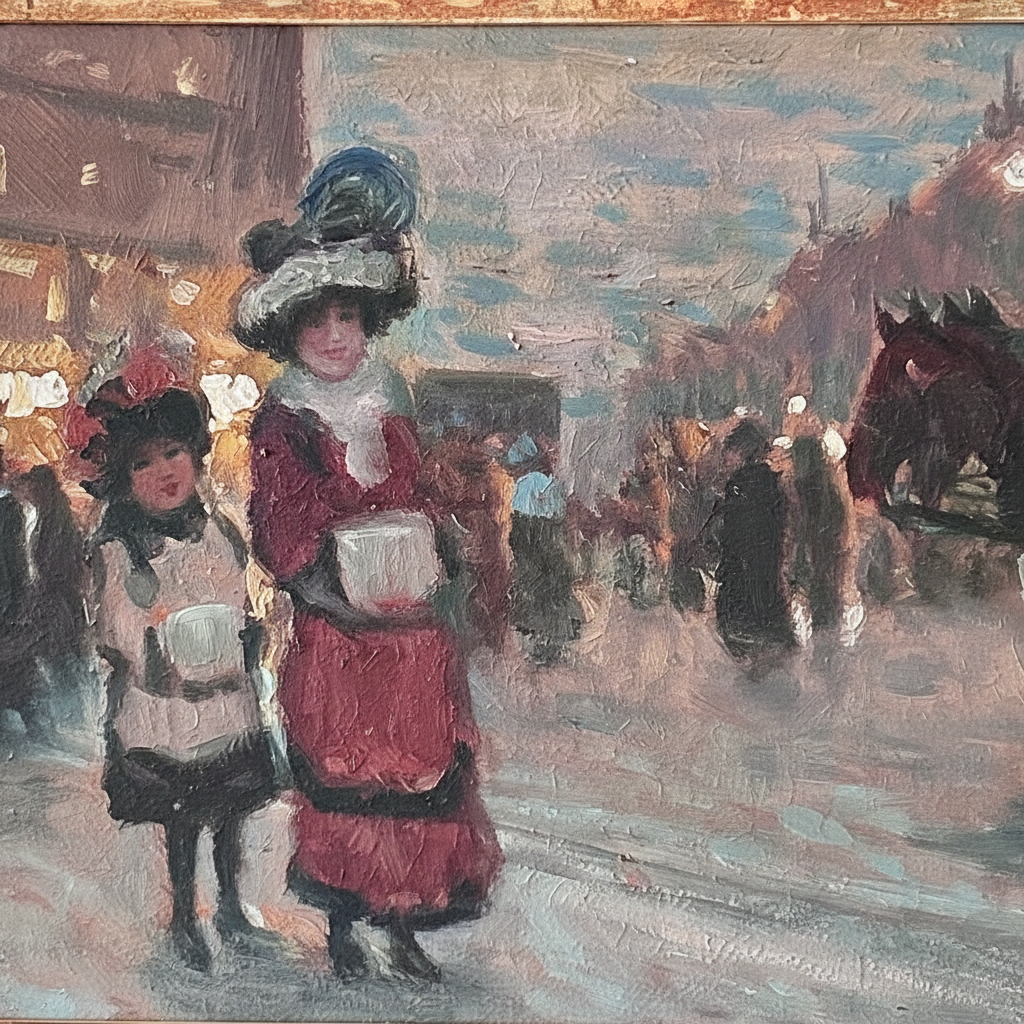 Figures close-up