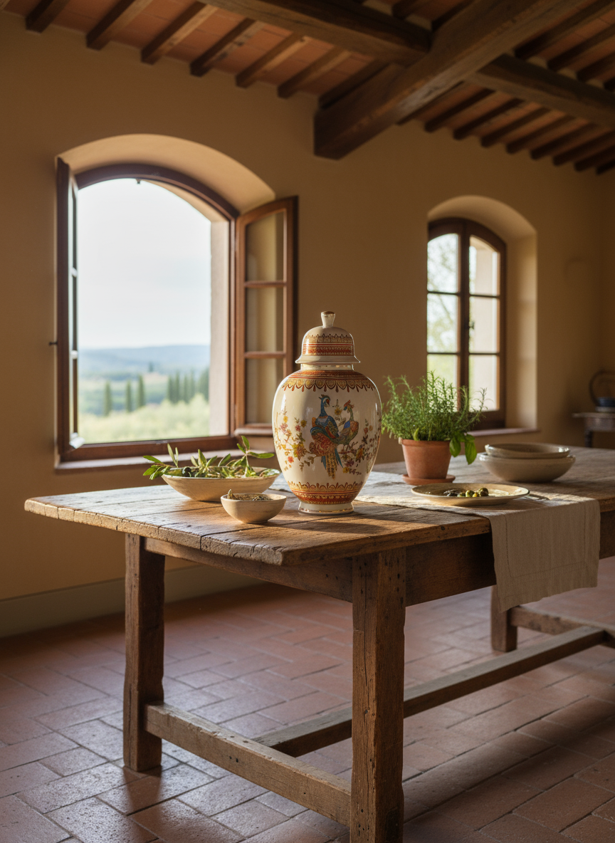 Ginger Jar - Tuscan Farmhouse Lifestyle