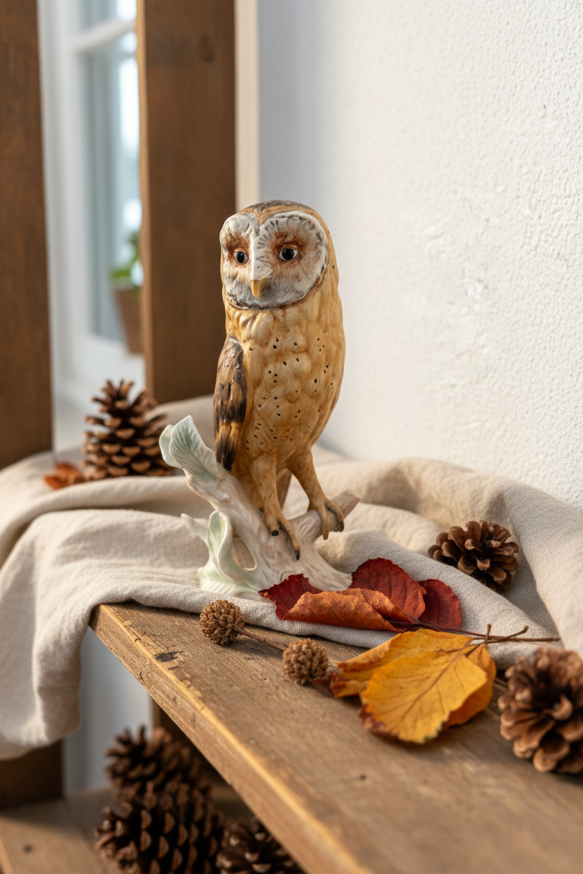 Goebel Barn Owl – Botanical Shelf