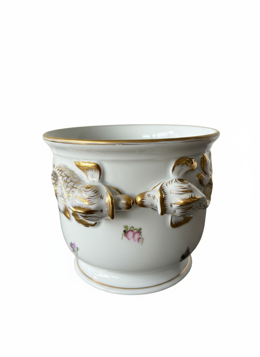 Herend Dolphin Cachepot - Image 2