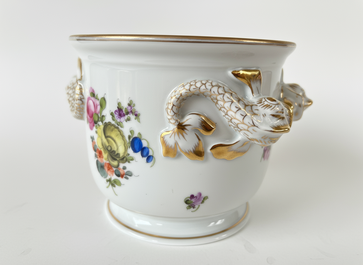 Herend Dolphin Cachepot - Image 3