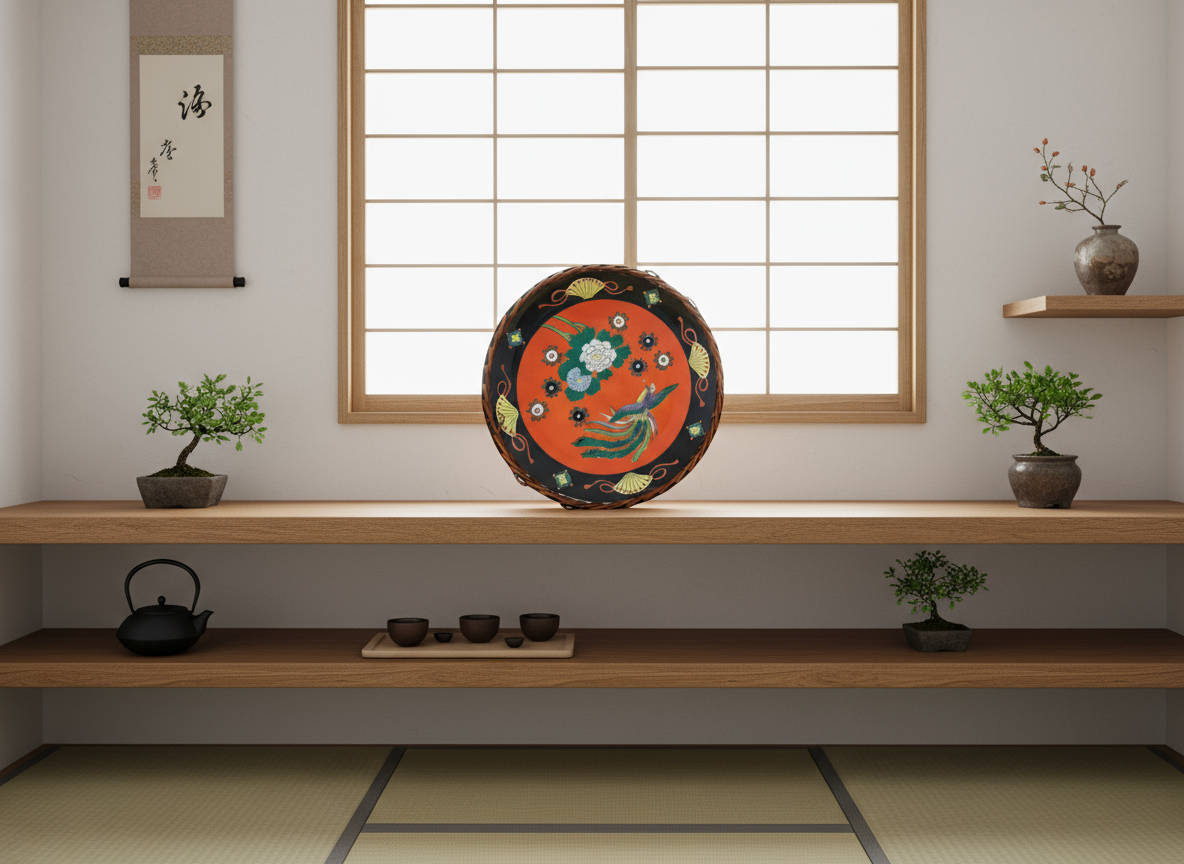 Japanese plate in Japanese kitchen