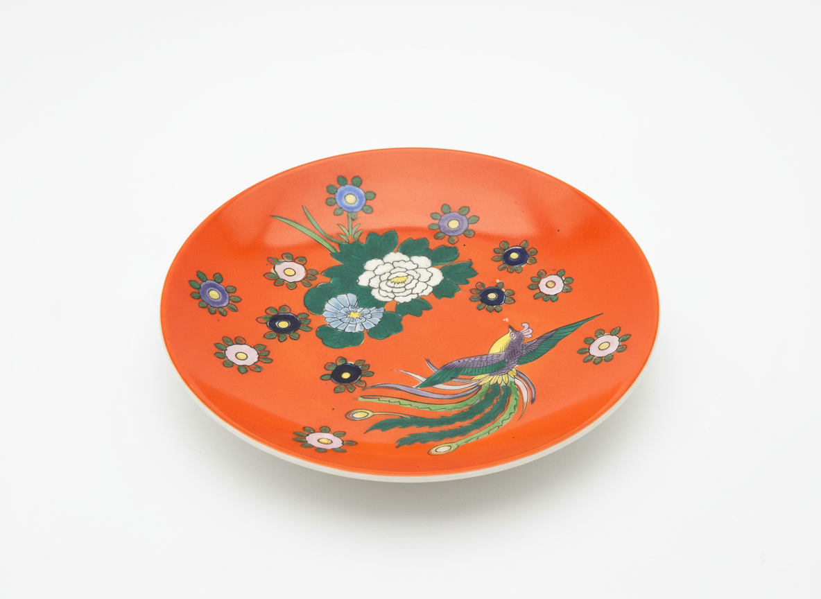 Japanese plate with white background - Image 3