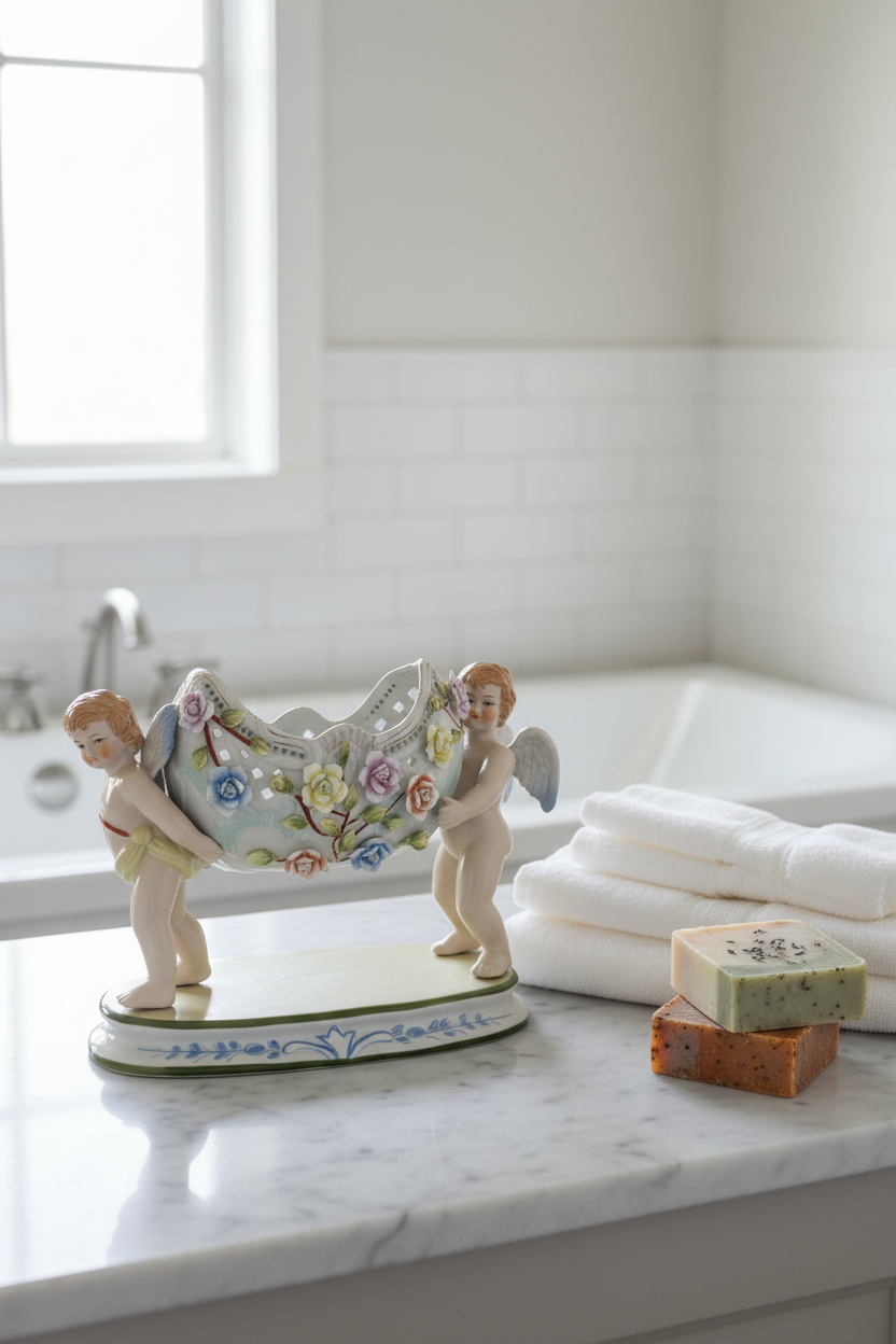 Neundorf Cherubs – Bathroom with Towels & Soap