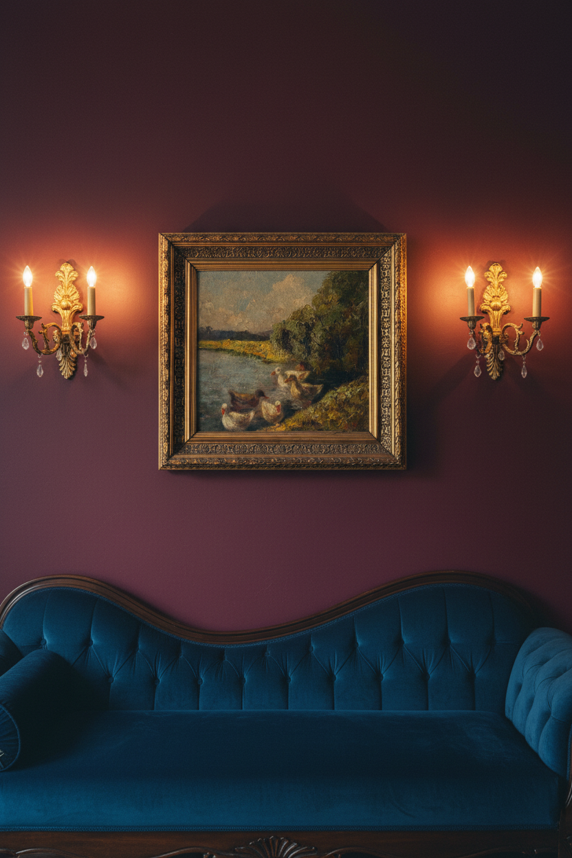 Oil Painting – Victorian Drawing Room