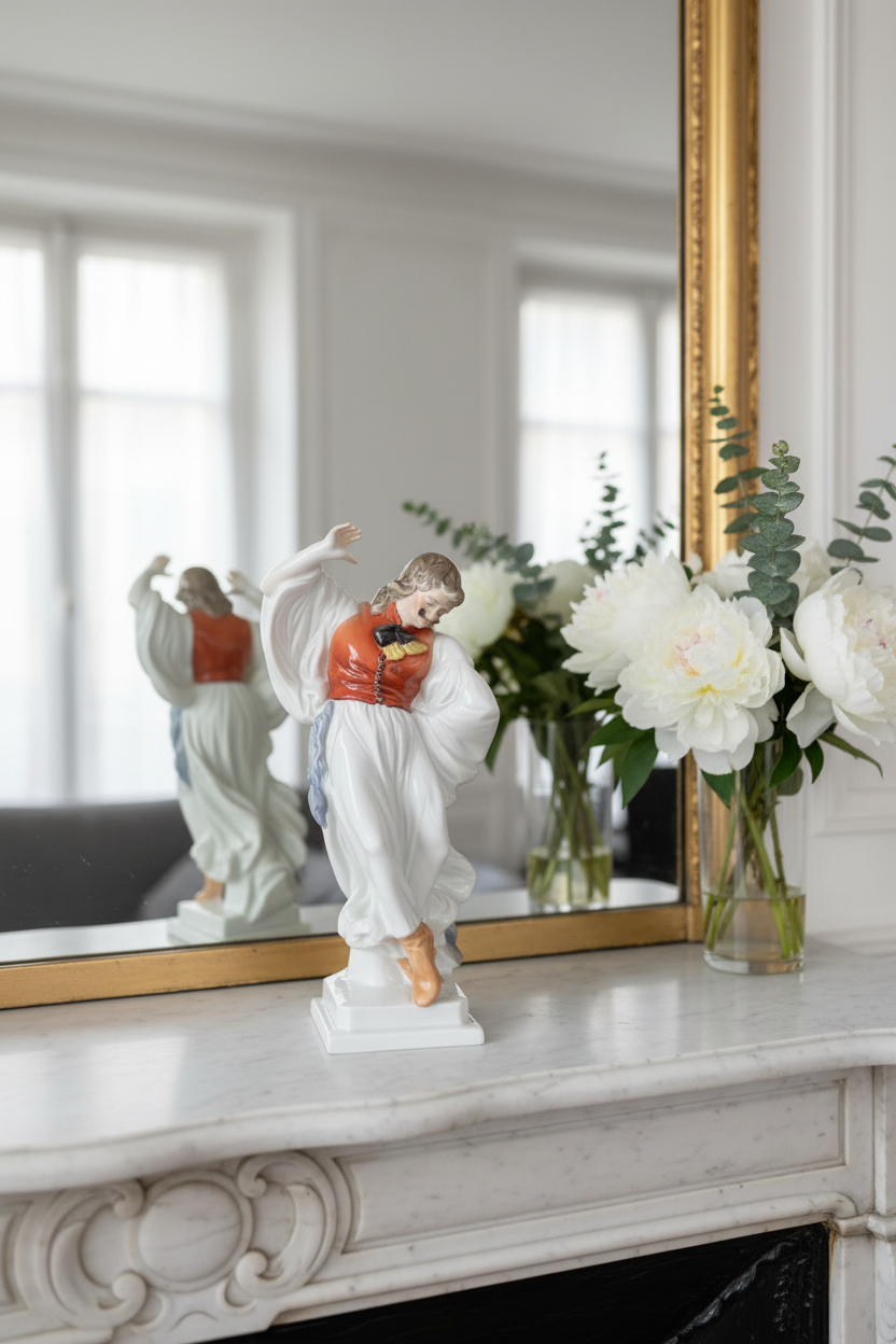 Porcelain Figurine – Parisian Mantelpiece