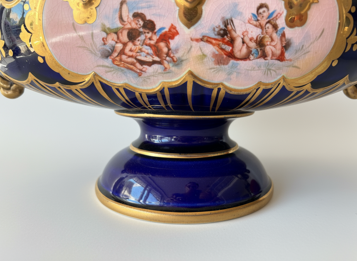 Zsolnay Cobalt Blue Vase - Image 4