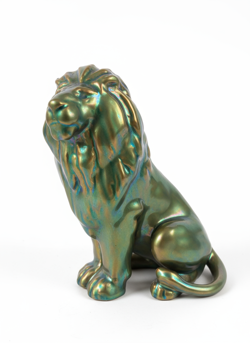 Zsolnay Eosin Lion - Image 1