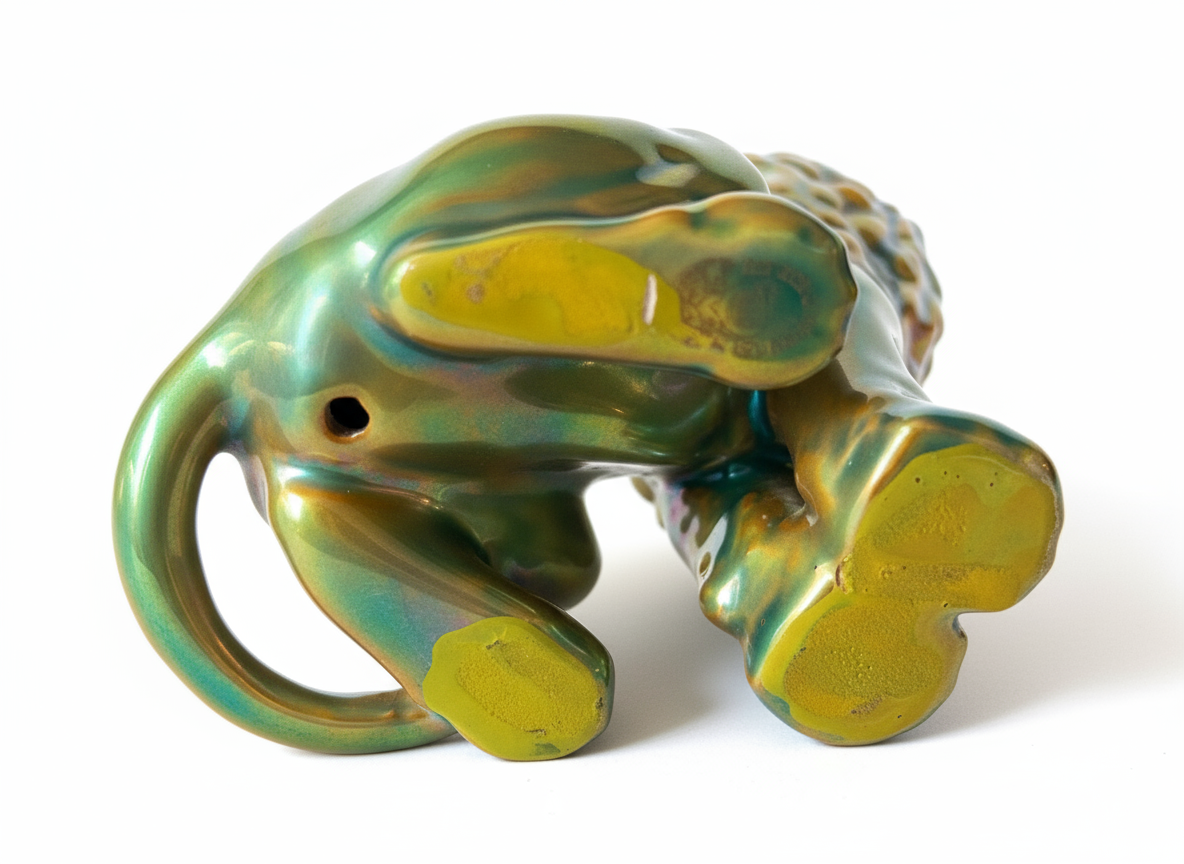 Zsolnay Eosin Lion - Image 3