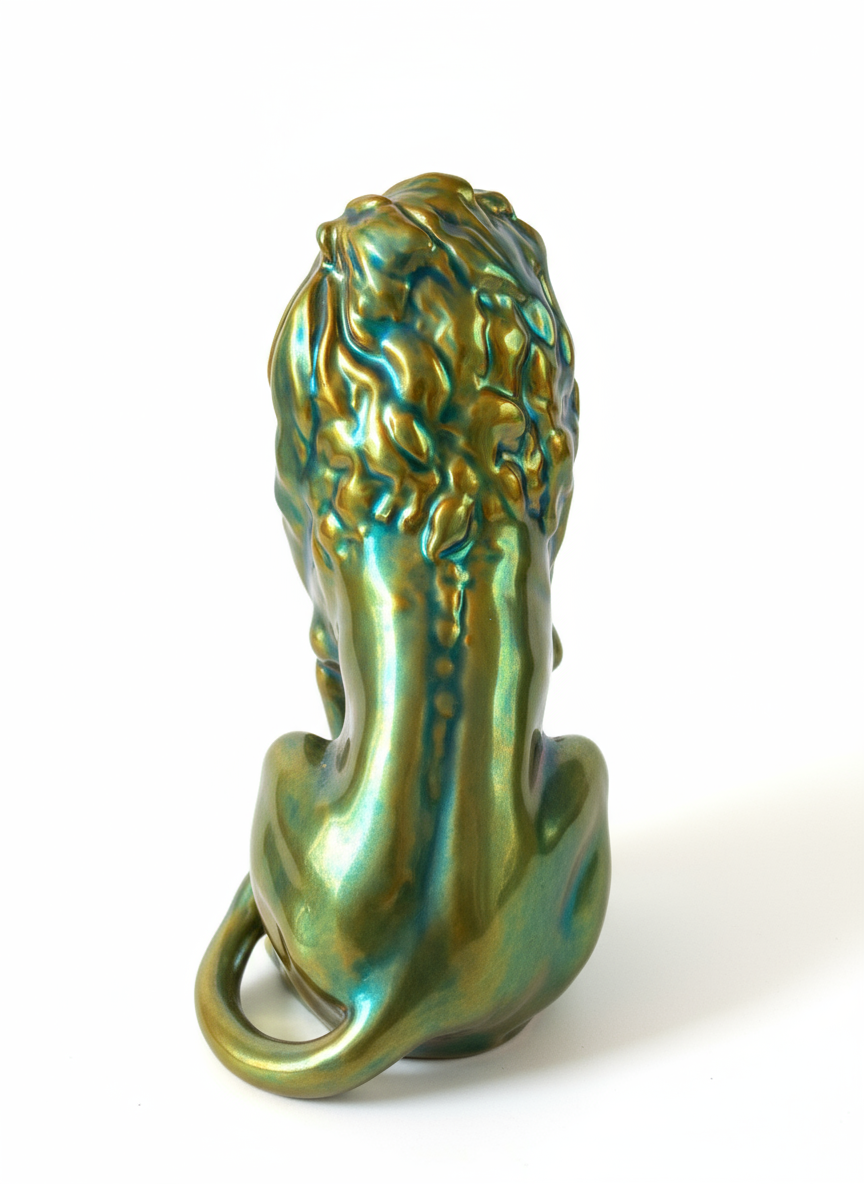 Zsolnay Eosin Lion - Image 4