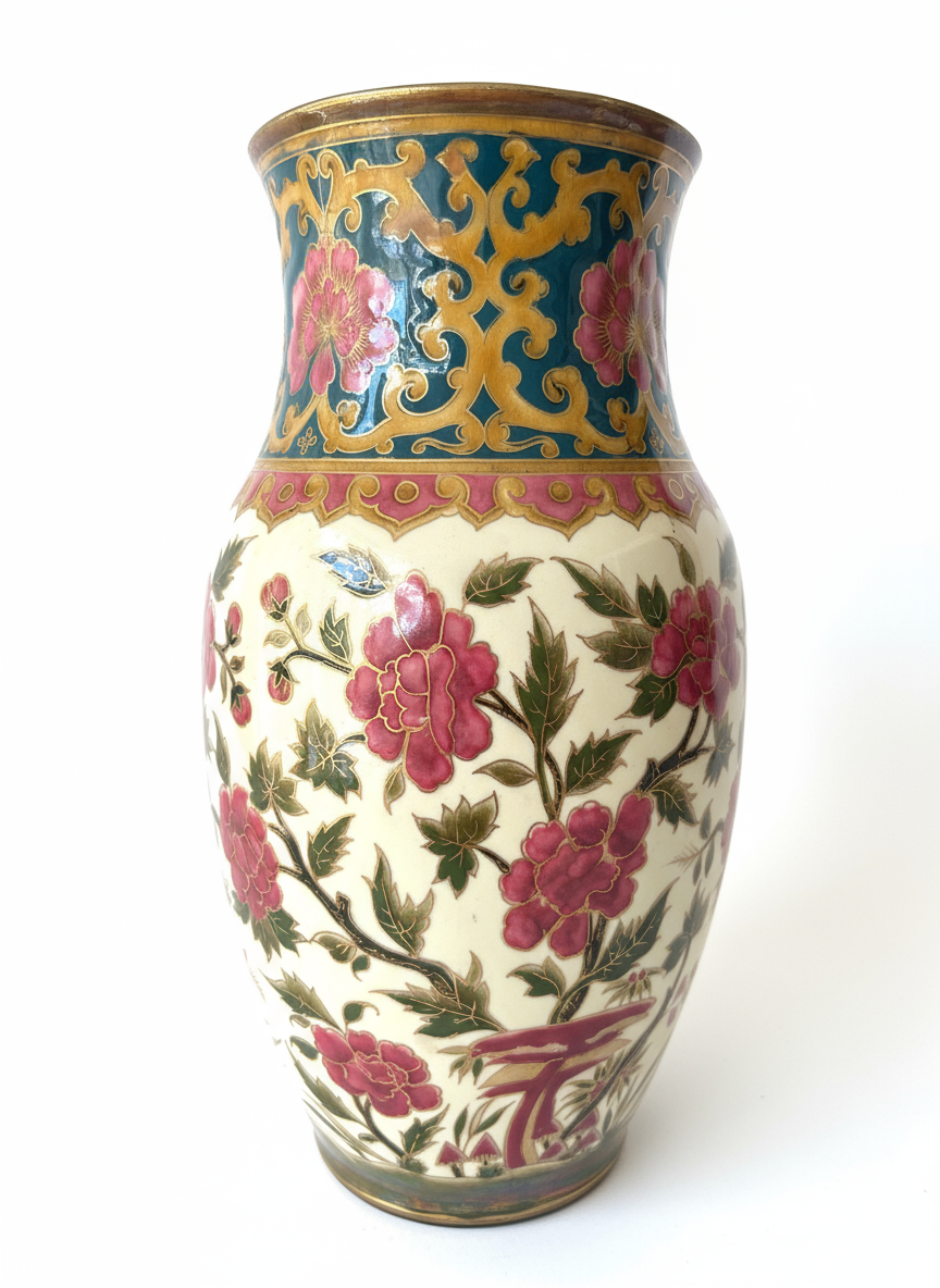 Zsolnay Flower Vase - Image 1