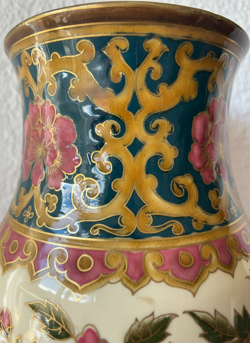 Zsolnay Flower Vase - Image 2