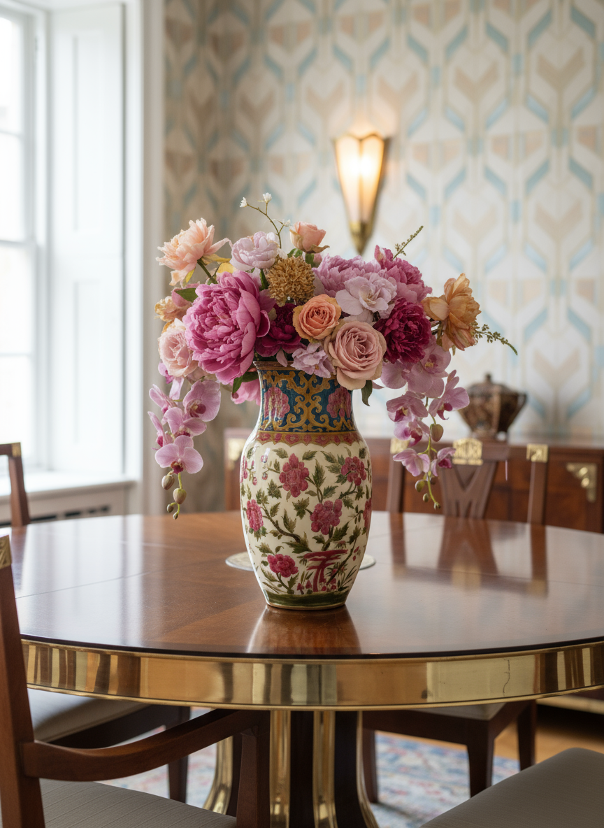 Zsolnay Flower Vase - Prominent Art Deco Lifestyle