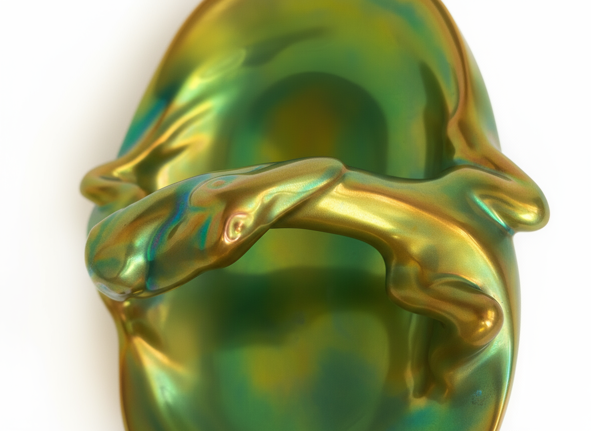 Zsolnay Lizard Dish - Image 2